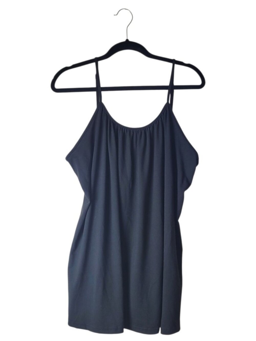 Black Plus Size Scoop Neck Tank Top